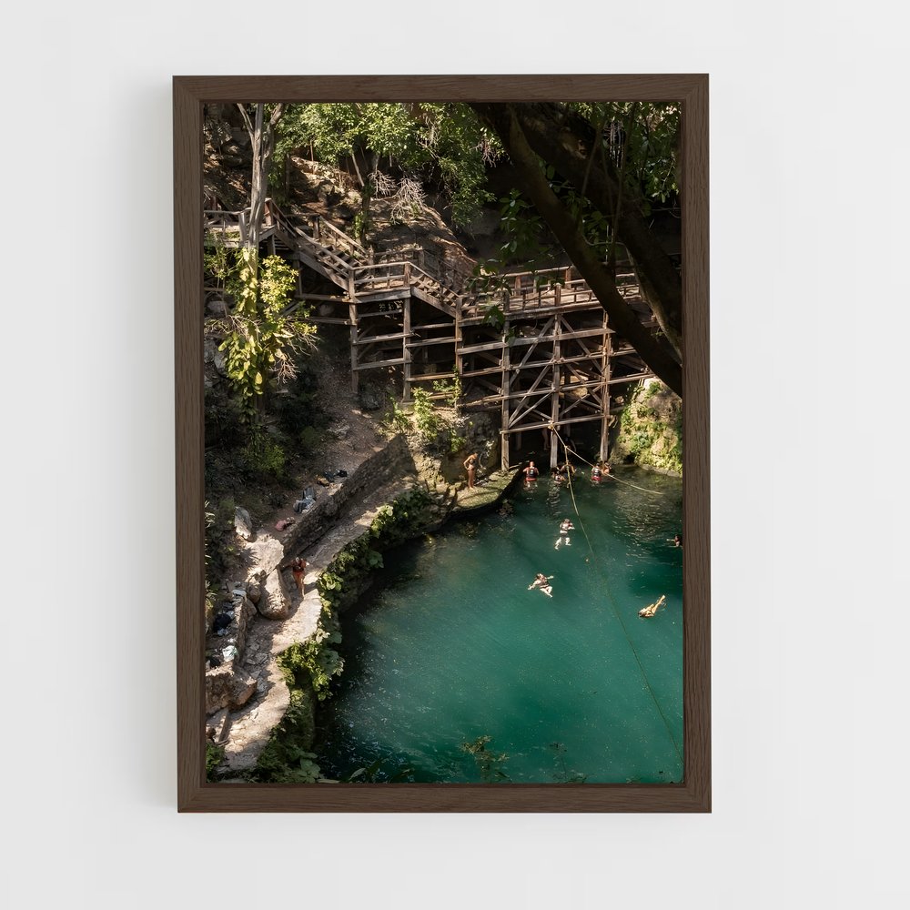 Poster Cenotes mexico cristalline – affiche Plongée sous-marine (vue 5)